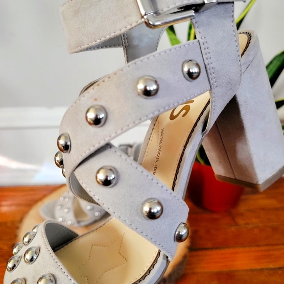 Gray Womens Sam eldelman sandals size 9 - Picture 3 of 6